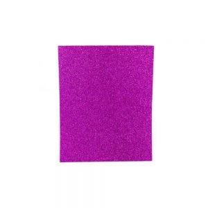 Foamy con diamantina tamaño cartulina varios colores