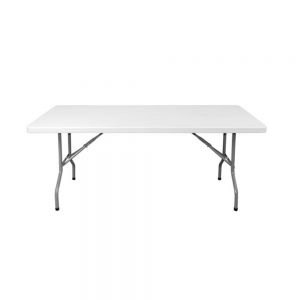 Mesa plegable rectangular 2.44 x 0.76 mt