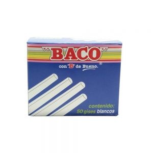Gises blancos BACO Con 50 piezas Mod. GS002