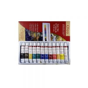 Juego de 12 colores de pinturas al óleo Rodart