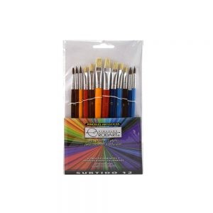 Juego de 12 pinceles surtido Rodart