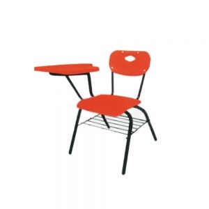 Silla tubular con paleta polipropileno