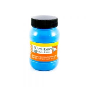 Pintura acrílica fluorescente Politec L800 100ml varios colores