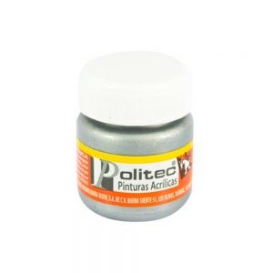 Pintura acrílica Politec metálica L700 30ml plata