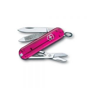 Navaja Classic rosa transparente 7 usos mod 0.6203.T5