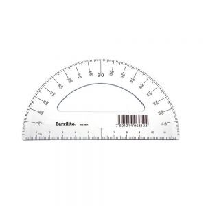 Transportador 180° grados Barrilito