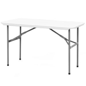Mesa plegable rectangular 1.22 x 0.76 mt